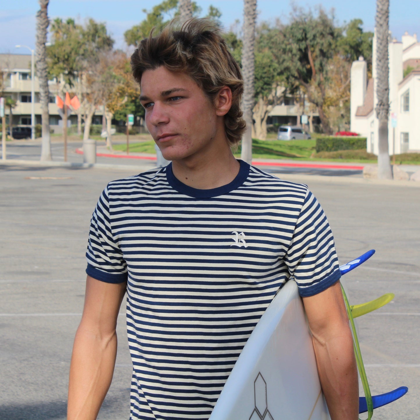 Blue Striped Tee